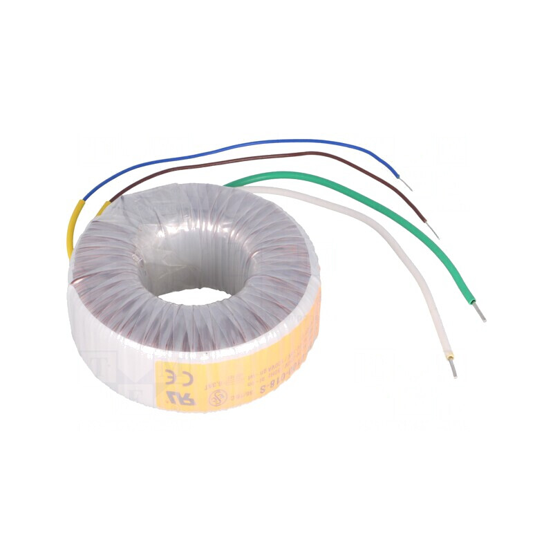 Transformator toroidal 100VA 230V 18V 5.56A cu cabluri | Electronic-mag.ro | Componente Electronice
