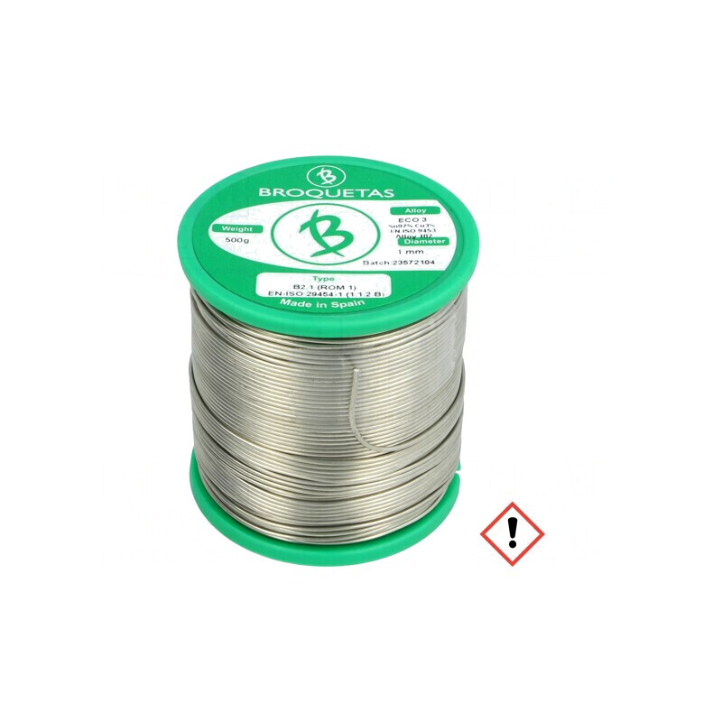 Sârmă de lipit fără plumb Sn97Cu3 1mm 500g | Electronic-mag.ro | Componente Electronice