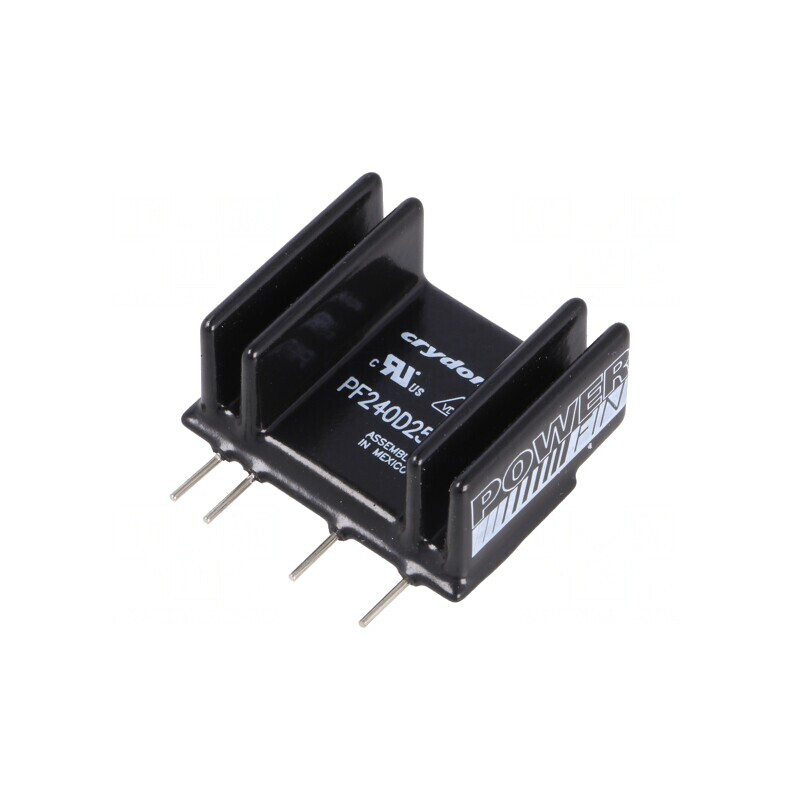 Releu semiconductor 25A 24-280VAC Ucom 3-15VDC THT SIP | Electronic-mag.ro | Componente Electronice