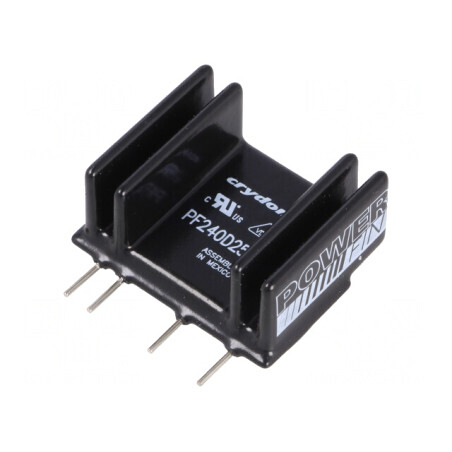 Releu semiconductor 25A 24-280VAC Ucom 3-15VDC THT SIP | Electronic-mag.ro | Componente Electronice