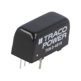 Convertor DC/DC 3W 36-75V la 24V 125mA SIP8 | Electronic-mag.ro | Componente Electronice