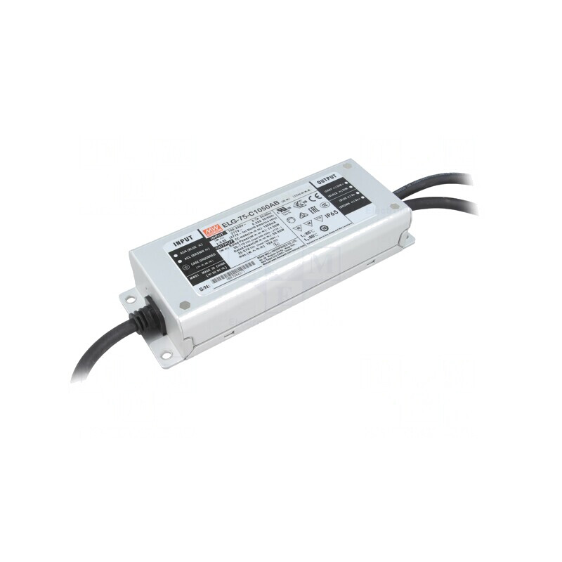 Alimentator LED 74.55W 35-71VDC 525-1050mA IP65 | Electronic-mag.ro | Componente Electronice Alimentator LED 74.55W 35-71VDC 525-1050mA IP65 | Electronic-mag.ro | Componente Electronice