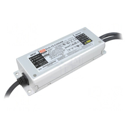 Alimentator LED 74,9W IP65 175-350mA | Electronic-mag.ro | Componente Electronice