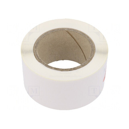 Etichetă Autoadezivă Albă 6mm x 15mm -40÷150°C | Electronic-mag.ro | Componente Electronice