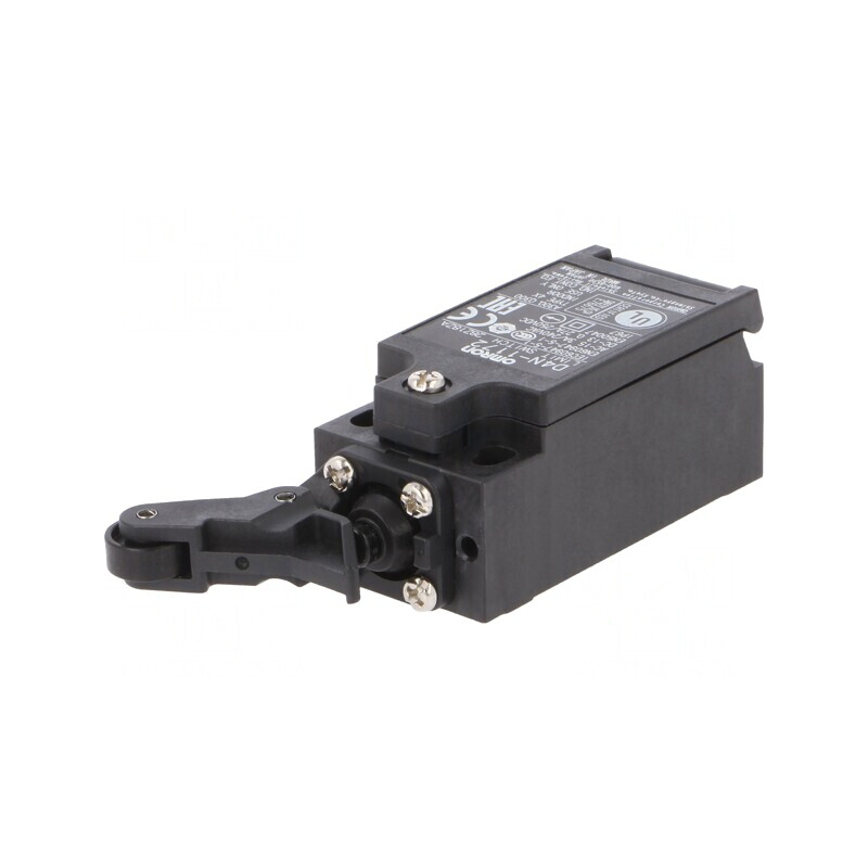 Limitator cursă manetă cu rolă din plastic 19mm 10A D4N-1172 | Electronic-mag.ro | Componente Electronice