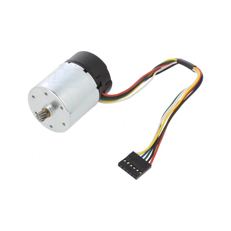 Motor DC 6-12V 5.5A cu Encoder pentru 37D Metal Gear | Electronic-mag.ro | Componente Electronice