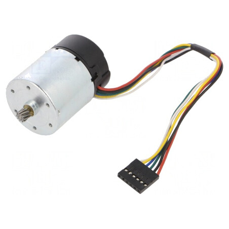 Motor DC 6-12V 5.5A cu Encoder pentru 37D Metal Gear | Electronic-mag.ro | Componente Electronice