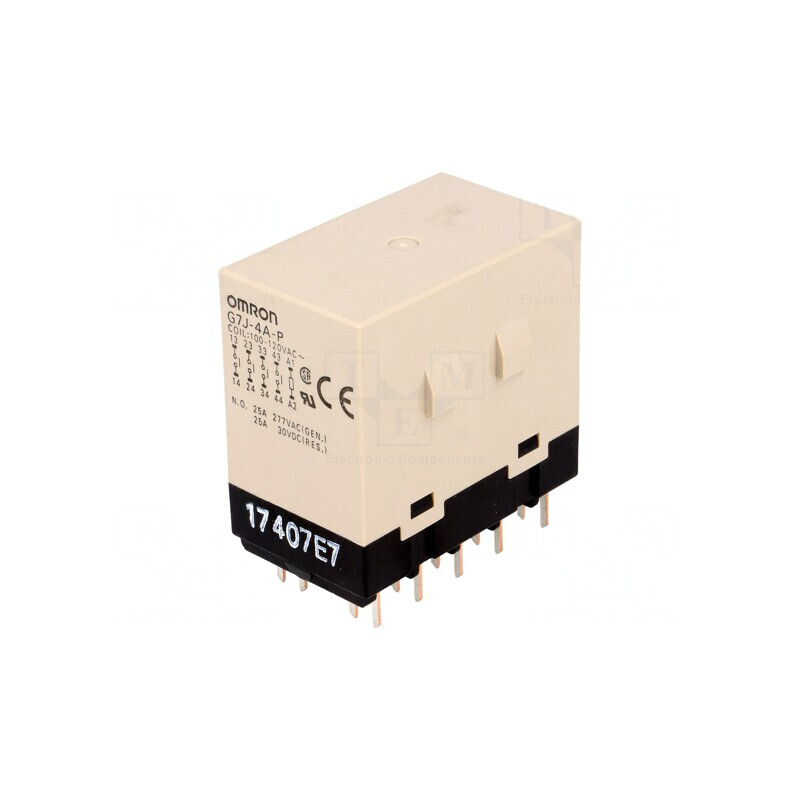 Releu Electromagnetic 4PST-NO 110VAC 25A G7J | Electronic-mag.ro | Componente Electronice