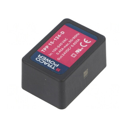 Convertor AC/DC 15W 24VDC TPP 15-124-D | Electronic-mag.ro | Componente Electronice