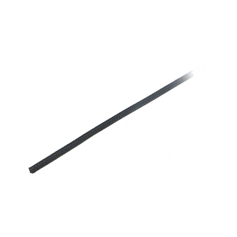 Trese Poliester Negru 3,18mm 50FT | Electronic-mag.ro | Componente Electronice