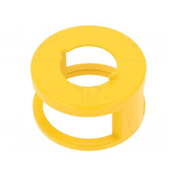 Colier de protecție galben 22mm 45mm metal -25÷55°C | Electronic-mag.ro | Componente Electronice