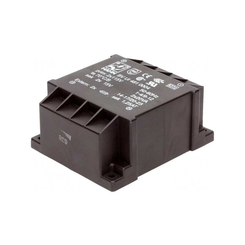 Transformator încapsulat 40VA 115VAC 15V 1333mA | Electronic-mag.ro | Componente Electronice Transformator încapsulat 40VA 115VAC 15V 1333mA | Electronic-mag.ro | Componente Electronice