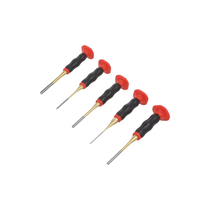 Kit Poansoane pentru Scoatere Dibluri și Bolțuri 5 Bucăți | Electronic-mag.ro | Componente Electronice