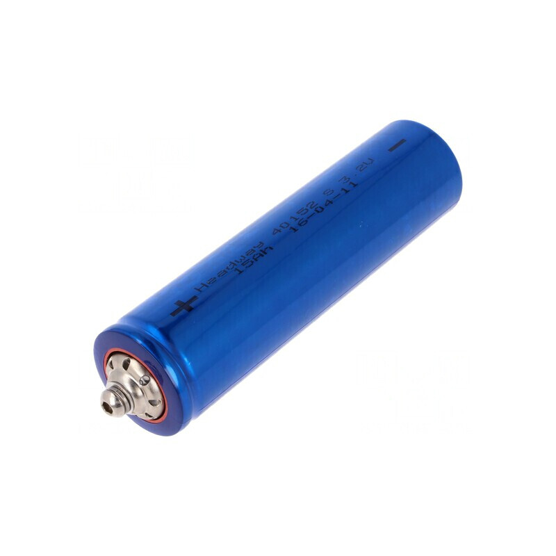 Baterie Li-FePO4 3,2V 15Ah cu șurub Ø40x165mm | Electronic-mag.ro | Componente Electronice