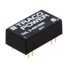 Convertor DC/DC 3W 18-75V la 3.3V DIP16 | Electronic-mag.ro | Componente Electronice