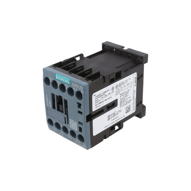 Contactor 4P 110VAC 12A pentru şină DIN | Electronic-mag.ro | Componente Electronice