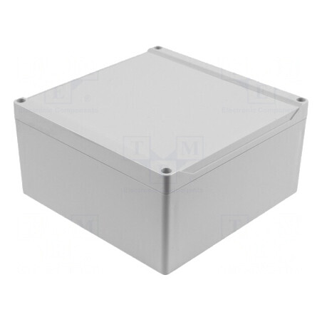 Carcasă Universală Policarbonat 180x180x90mm 1555WA2GY | Electronic-mag.ro | Componente Electronice
