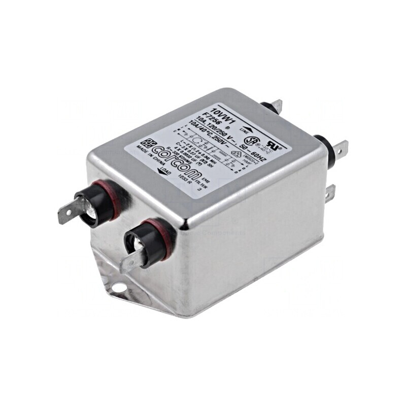 Filtru Anti-Interferențe Monofazat 250VAC 10A | Electronic-mag.ro | Componente Electronice