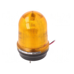 Semnalizator Luminos Ambră LED 10-30VDC | Electronic-mag.ro | Componente Electronice
