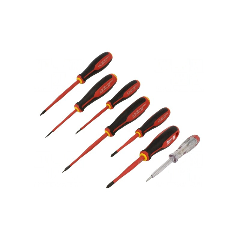 Kit Șurubelnițe Izolate Phillips Plată 7 Buc. | Electronic-mag.ro | Componente Electronice