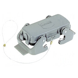 Capac protecţie Han 16B cu clichet dublu metal | Electronic-mag.ro | Componente Electronice