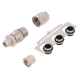 Mufă M12 4PIN Ethernet Cablu IP67 Drept | Electronic-mag.ro | Componente Electronice