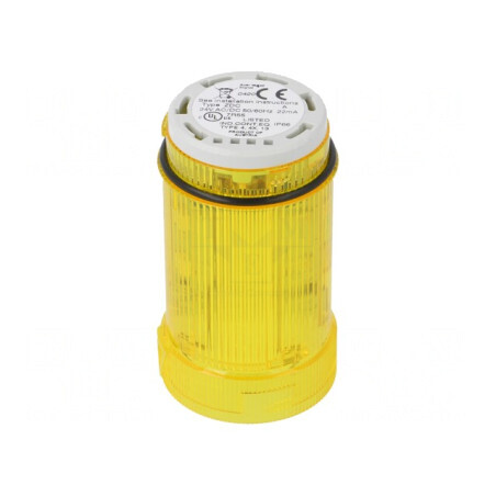 Semnalizator LED Galben 24V IP66 Ø40x77mm | Electronic-mag.ro | Componente Electronice
