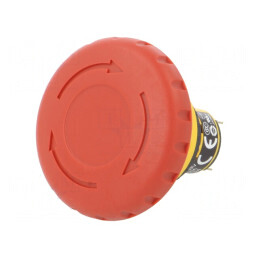 Comutator de Siguranță 16mm cu Buton Roșu IP65 2NC | Electronic-mag.ro | Componente Electronice