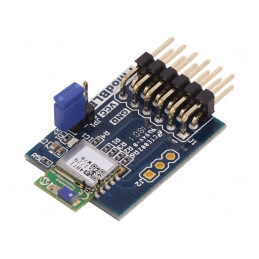 Modul Pmod | BLE | UART | RN4870 | placă prototip | Pmod mufă | PMOD BLE: BLUETOOTH LOW ENERGY INTERFACE