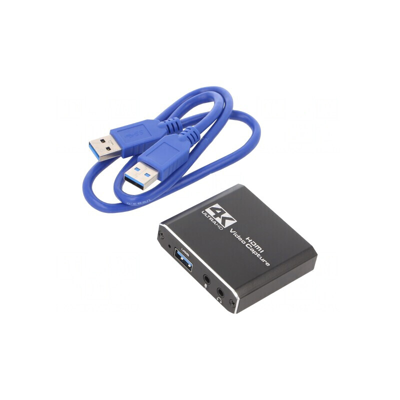 Grabber Audio/Video HDMI USB 3.0 Negru | Electronic-mag.ro | Componente Electronice