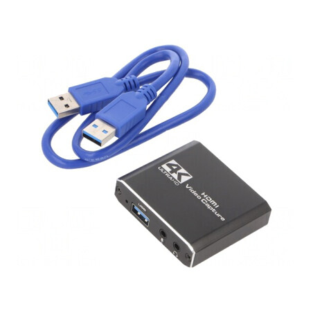 Grabber Audio/Video HDMI USB 3.0 Negru | Electronic-mag.ro | Componente Electronice