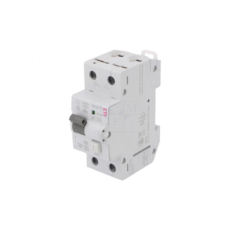Întrerupător Diferențial 10A 30mA 2P 230/400V | Electronic-mag.ro | Componente Electronice