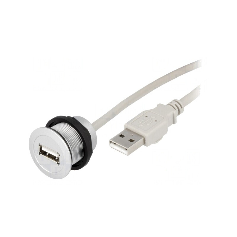 Soclu USB 22mm IP20 Argintiu | Electronic-mag.ro | Componente Electronice Soclu USB 22mm IP20 Argintiu | Electronic-mag.ro | Componente Electronice