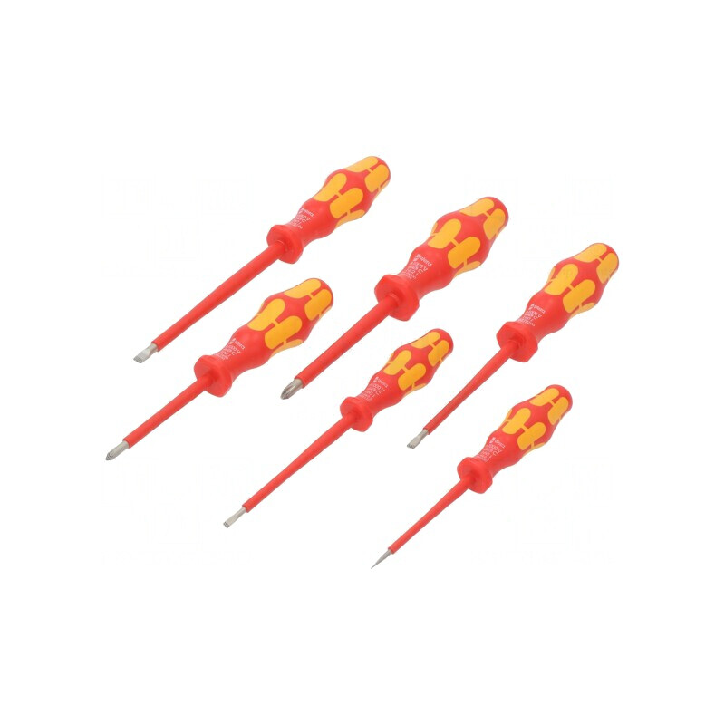 Kit Șurubelnițe Izolate 1kVAC 6 Buc. | Electronic-mag.ro | Componente Electronice