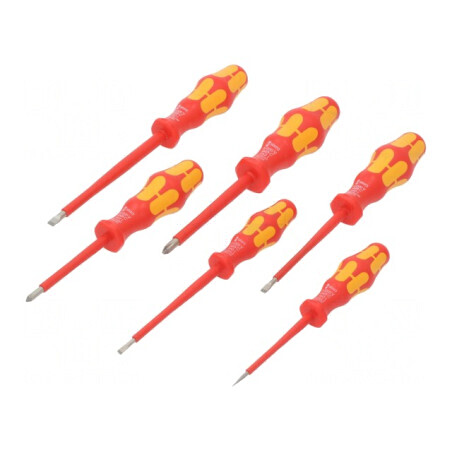 Kit Șurubelnițe Izolate 1kVAC 6 Buc. | Electronic-mag.ro | Componente Electronice