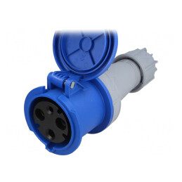 Conector de Alimentare AC Soclu Mamă 63A 230VAC IP44 | Electronic-mag.ro | Componente Electronice