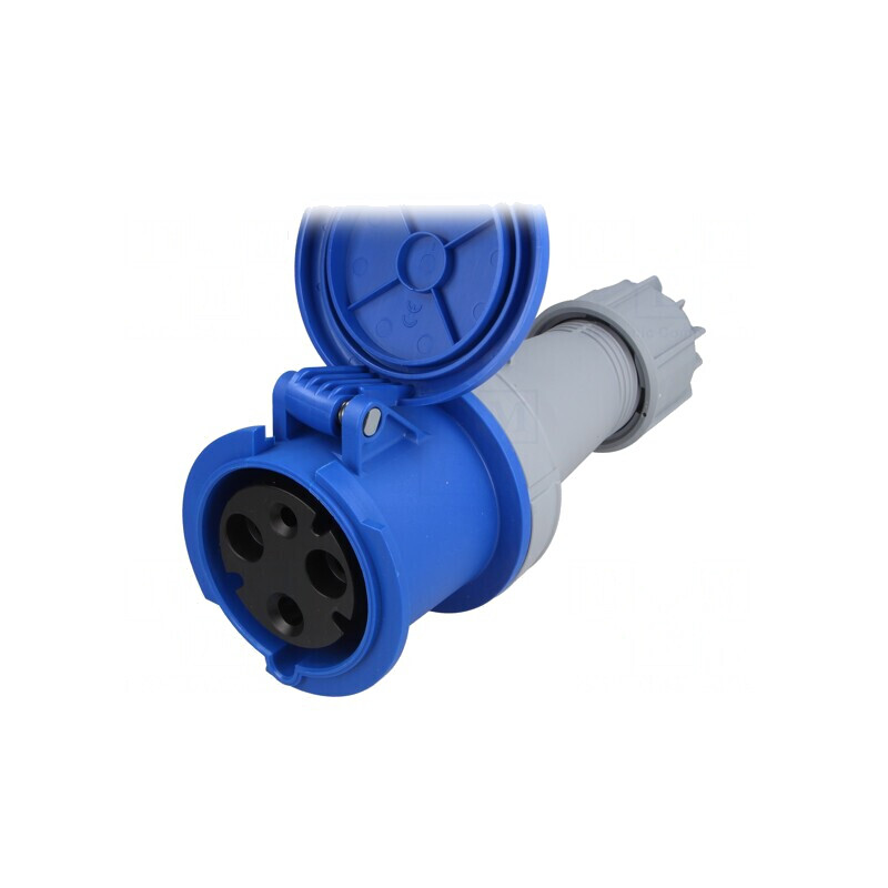 Conector de Alimentare AC Soclu Mamă 63A 230VAC IP44 | Electronic-mag.ro | Componente Electronice
