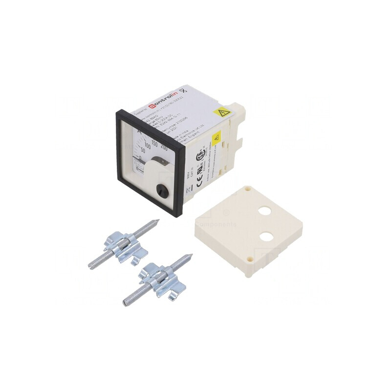 Ampermetru pe panou DC 0-200A Clasa 1.5 48x48mm | Electronic-mag.ro | Componente Electronice Ampermetru pe panou DC 0-200A Clasa 1.5 48x48mm | Electronic-mag.ro | Componente Electronice