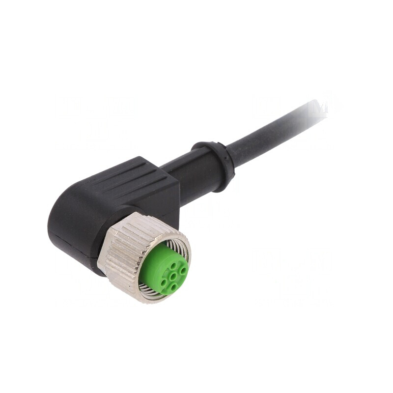 Cablu de Conectare M12 4PIN Unghi 15m PUR 30VAC 4A | Electronic-mag.ro | Componente Electronice
