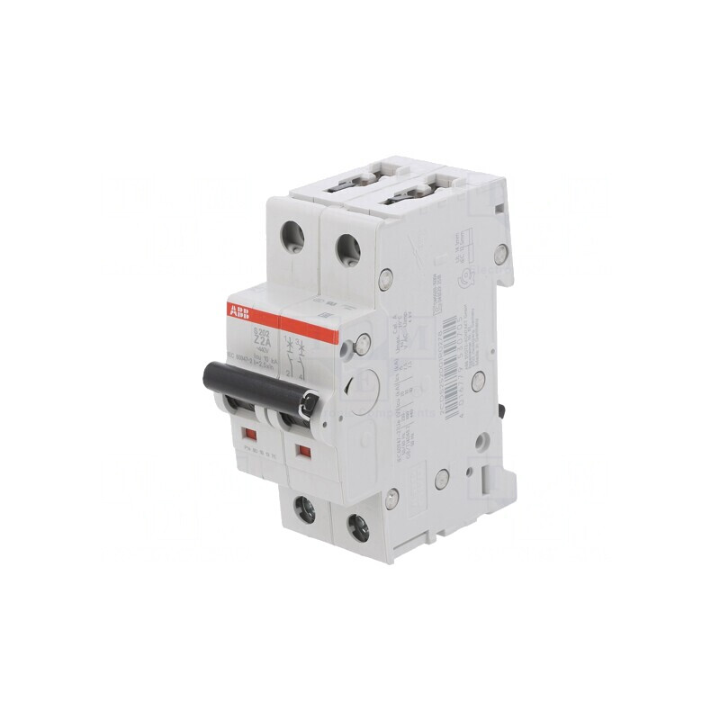 Întrerupător de Supracurent 400VAC 2A 2 Poli Caract Z | Electronic-mag.ro | Componente Electronice