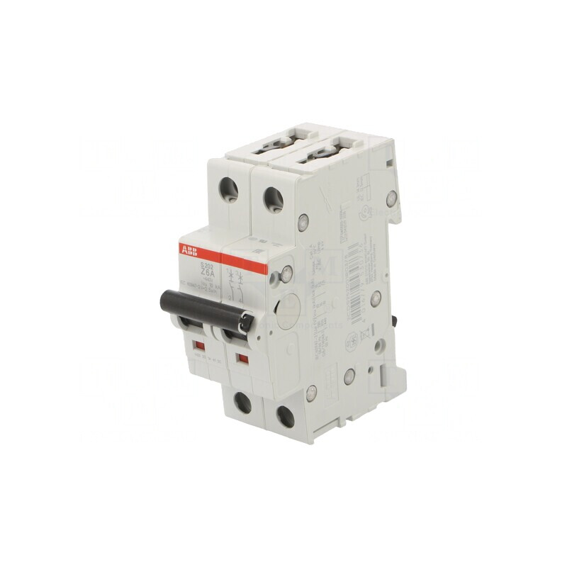 Întrerupător de supracurent 2P 6A 400VAC | Electronic-mag.ro | Componente Electronice