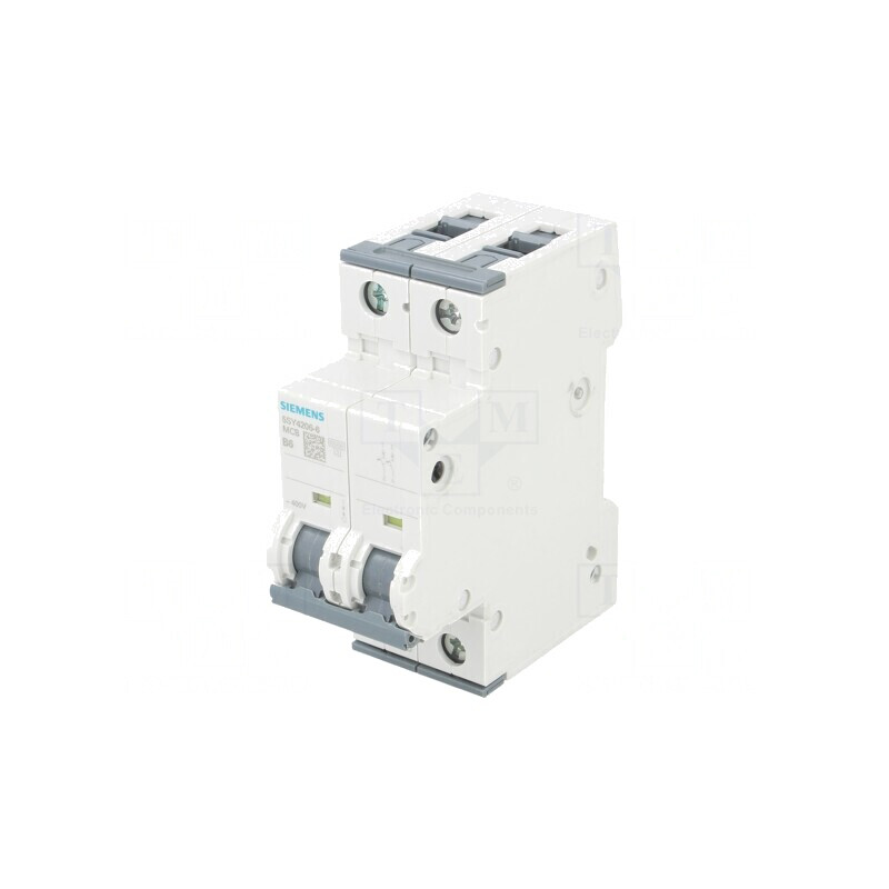 Întrerupător Supracurent 6A 2 Poli 230/400VAC 10kA | Electronic-mag.ro | Componente Electronice