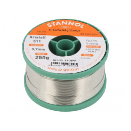 Sârmă de lipit fără plumb 0,7mm 0,25kg | Electronic-mag.ro | Componente Electronice