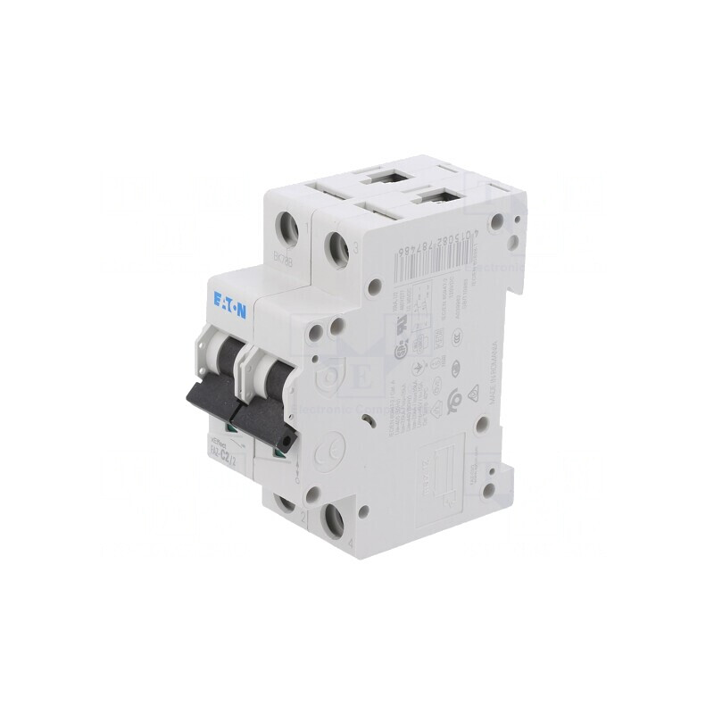 Întrerupător de Supracurent 2A 2 Poli 230/400VAC 15kA | Electronic-mag.ro | Componente Electronice