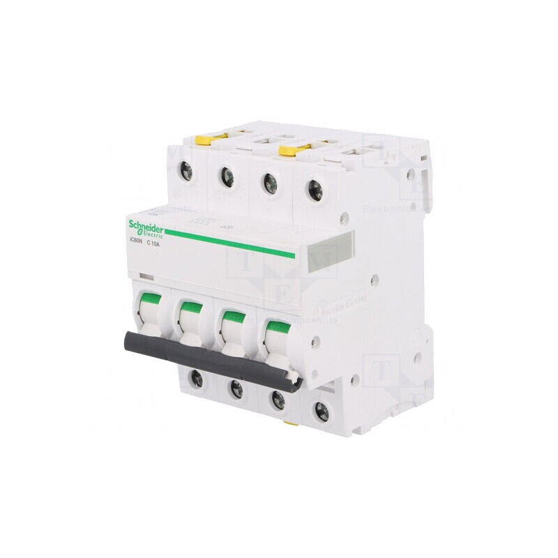 Întrerupător de supracurent 10A 4P 400VAC C | Electronic-mag.ro | Componente Electronice