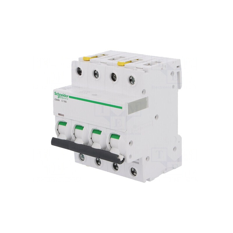 Întrerupător de supracurent 16A 4P 400VAC C | Electronic-mag.ro | Componente Electronice