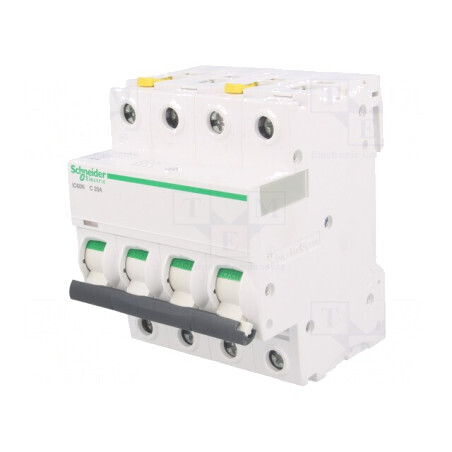 Întrerupător de supracurent 20A 4 poli 400VAC | Electronic-mag.ro | Componente Electronice