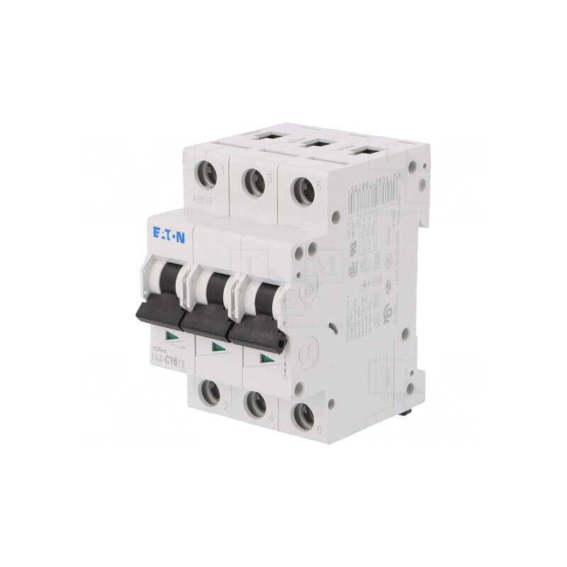 Întrerupător de Supracurent 16A 3 Poli 230/400VAC | Electronic-mag.ro | Componente Electronice