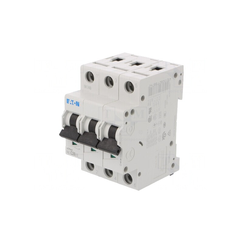 Întrerupător de Supracurent 20A 3 Poli 230/400V 15kA | Electronic-mag.ro | Componente Electronice Întrerupător de Supracurent 20A 3 Poli 230/400V 15kA | Electronic-mag.ro | Componente Electronice
