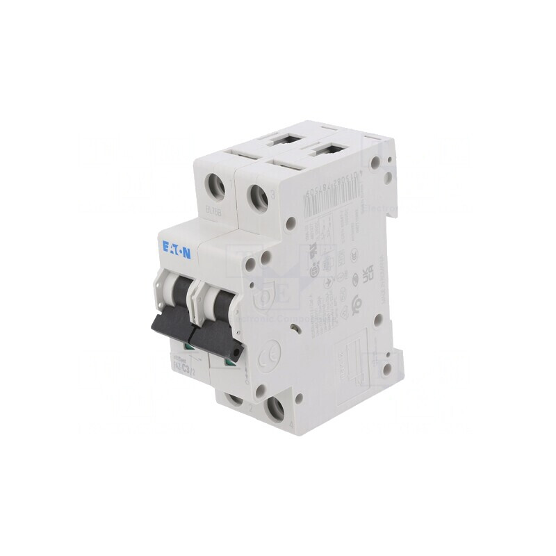 Întrerupător de supracurent 3A 2P 230/400VAC 15kA | Electronic-mag.ro | Componente Electronice